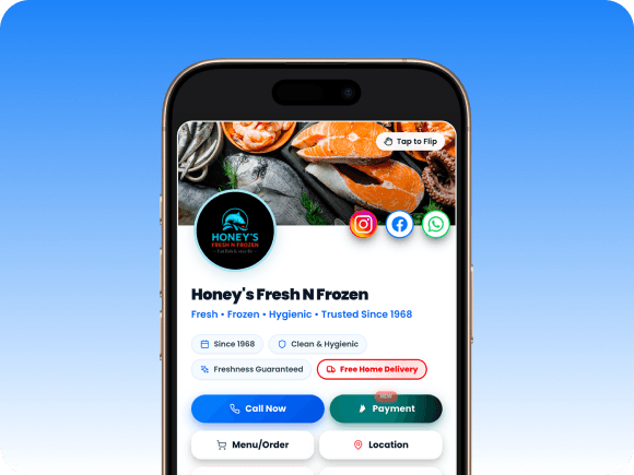 Honey's Fresh N Frozen OneLink portfolio preview