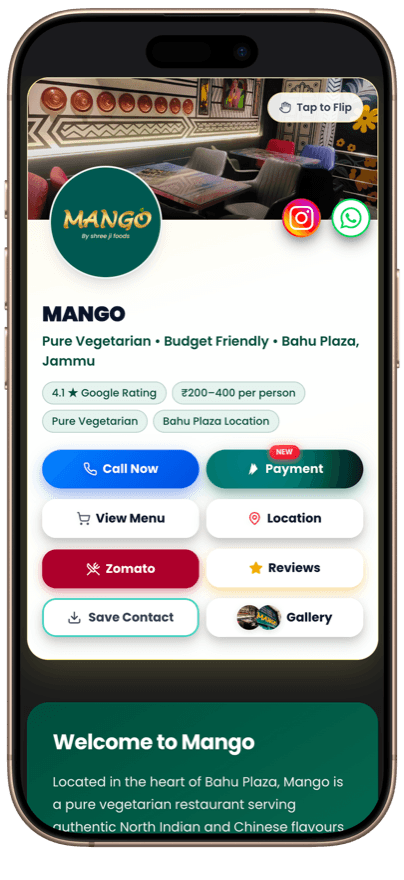 OneLink product business mobile mockup